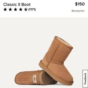 UGG Kids Boots in Chestnut Brown